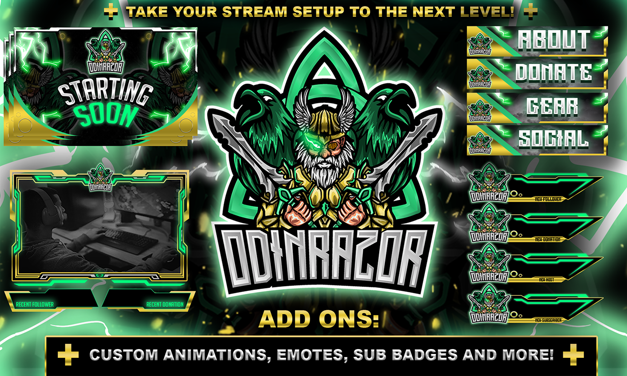 Get A Superb Custom Twitch Package Be!Dauntless